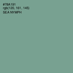 #78A191 - Sea Nymph Color Image